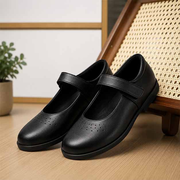 Premium Hammond school shoes prepared for checkout